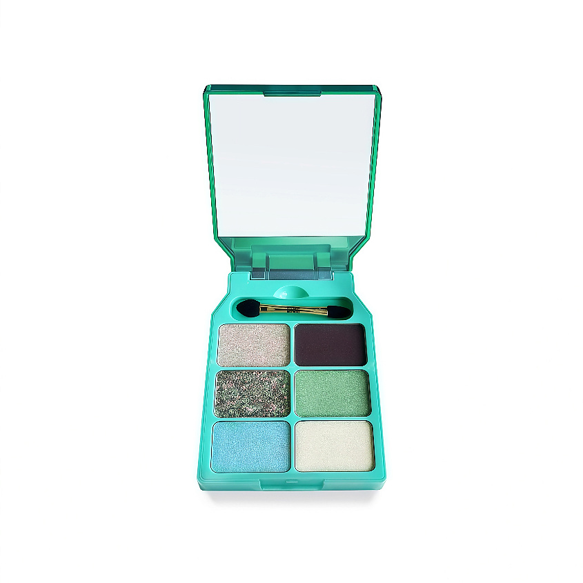 Изображение товара DOLCE MILK Палетка теней для век Six-Color Eyeshadow Palette, Мята-шоко-латте, 9 г