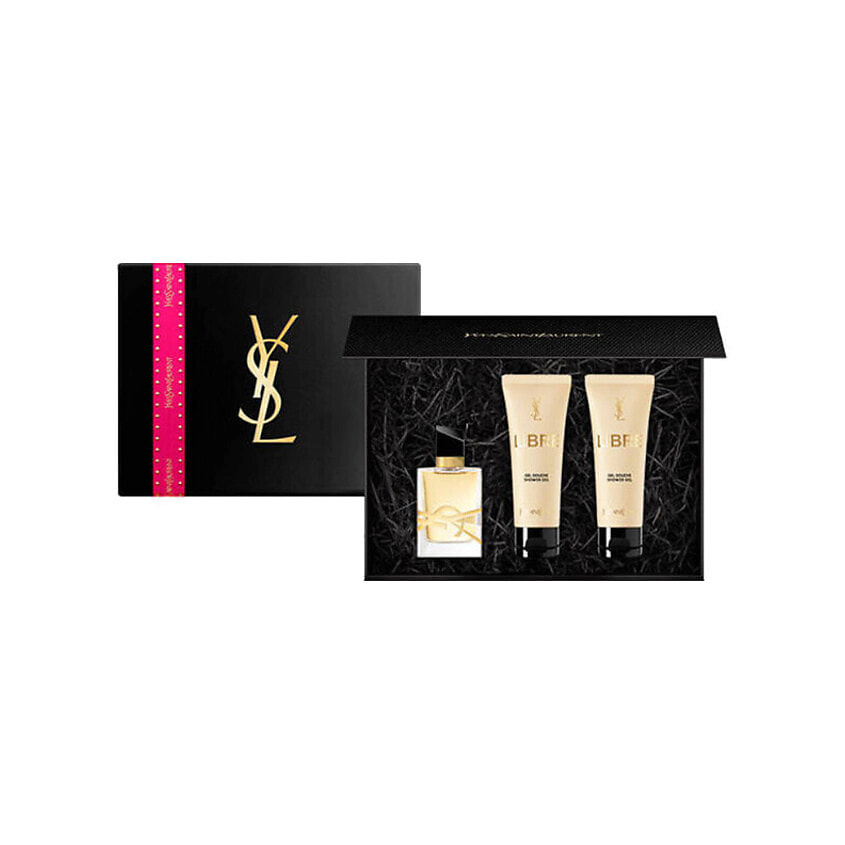Изображение товара YVES SAINT LAURENT Парфюмерный набор Libre+Гель для душа+Коробка, 7.5мл +50мл+50мл