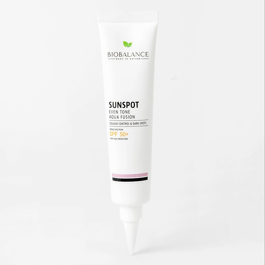 Изображение товара BIOBALANCE Крем солнцезащитный для лица SUN SPOT EVEN TONE AQUA FUSION SPF 50+, 1 шт.