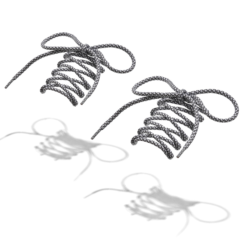 Изображение товара NOTHING BUT LOVE Шнурки "Держи ритм", 155 см, Белый