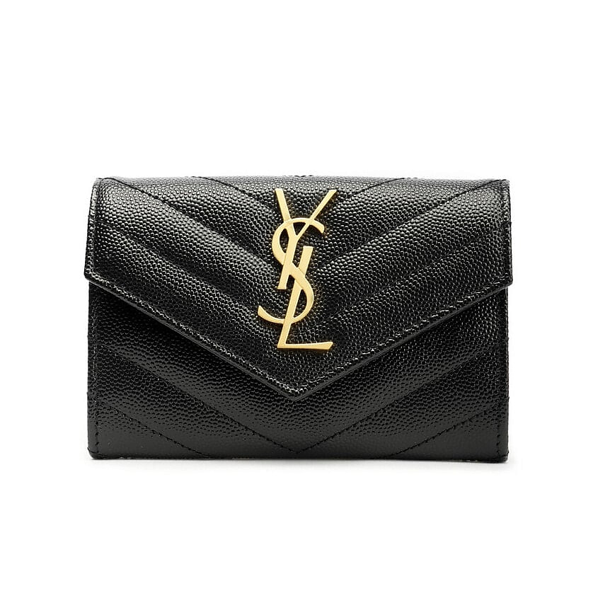 Изображение товара YVES SAINT LAURENT Сумка Cassandre Grain De Poudre Envelope Wallet (Basic Set+Box+Shopping Bag), Gift Set(Basic Set+Box+Shopping Bag)