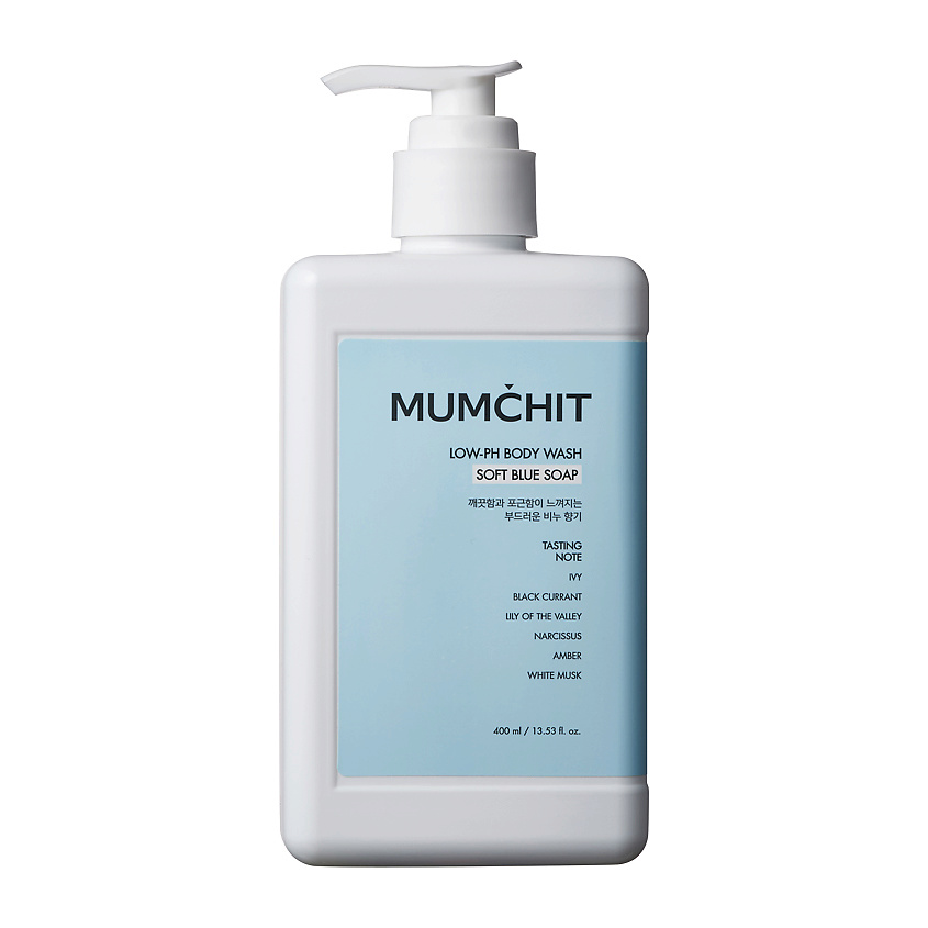 Изображение товара MUMCHIT Гель для душа с низким pH Soft Blue Soap, 400 мл