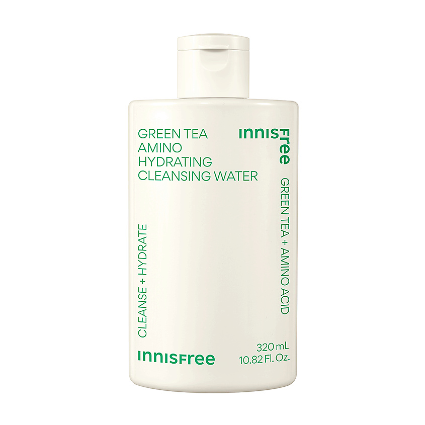Изображение товара INNISFREE Увлажняющая мицеллярная вода с экстрактом зеленого чая и аминокислотами Green Tea, 320 мл