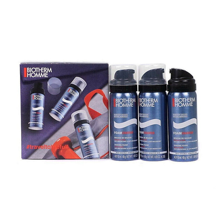 Изображение товара BIOTHERM Набор для бритья для чувствительной кожи Homme, 50мл+50мл+50мл