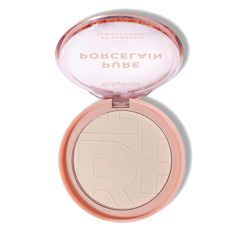 Изображение товара RUBY ROSE Пудра компактная Pure Porcelain, Тон 1