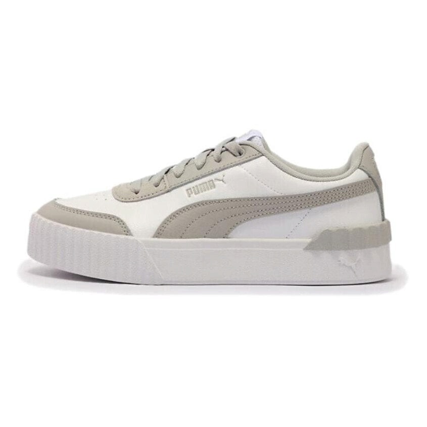 Изображение товара PUMA Кроссовки Carina Lift Anti-Slip Wear-Resistant Low-Top Skateboard Shoes Womens White Gray, цвет: Мультиколор, размер: 39