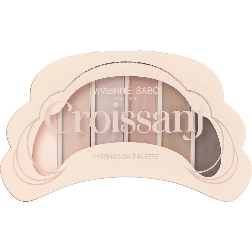 Изображение товара VIVIENNE SABO Палетка теней для век Croissant, № 01, нюдовые оттенки, классическая холодная палитра оттенков , 4 г