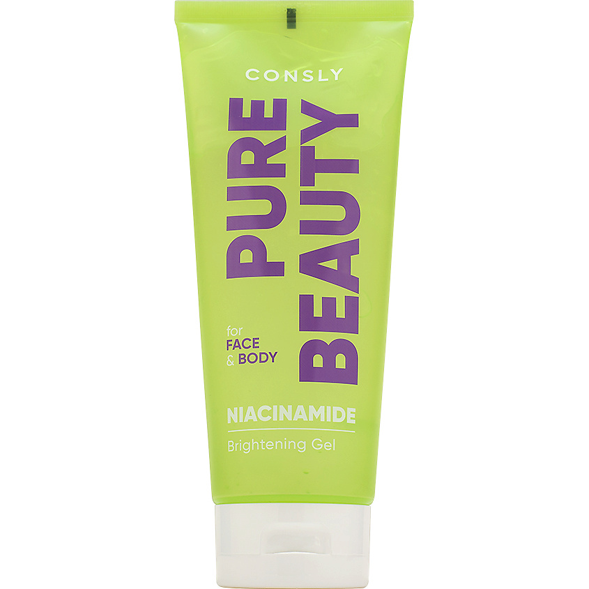Изображение товара CONSLY Восстанавливающий гель для лица и тела с ниацинамидом Pure Beauty For Face & Body Niacinamide Brightening Gel, 200 мл