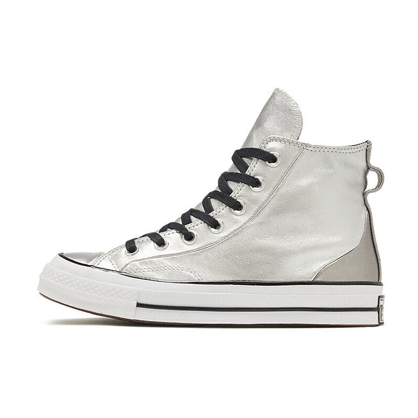 Изображение товара CONVERSE Кроссовки Chuck Taylor All Star 70 Hi Diamond Metal Silver Womens, цвет: Мультиколор, размер: 41,5