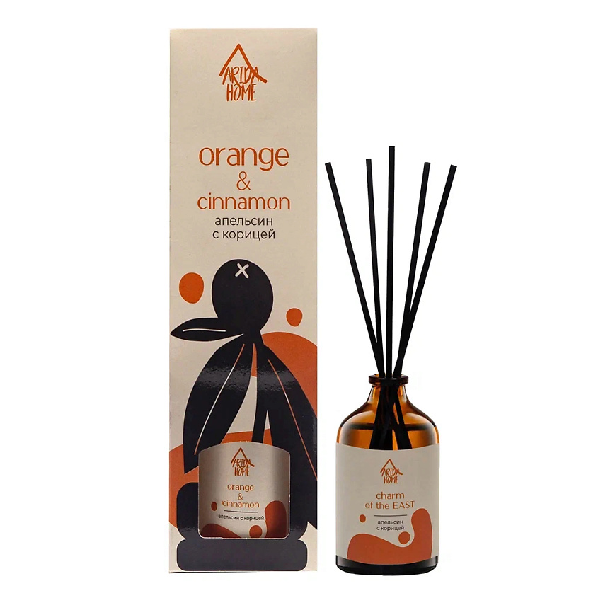 Изображение товара ARIDA HOME Аромадиффузор для дома "Апельсин с корицей", 50 мл