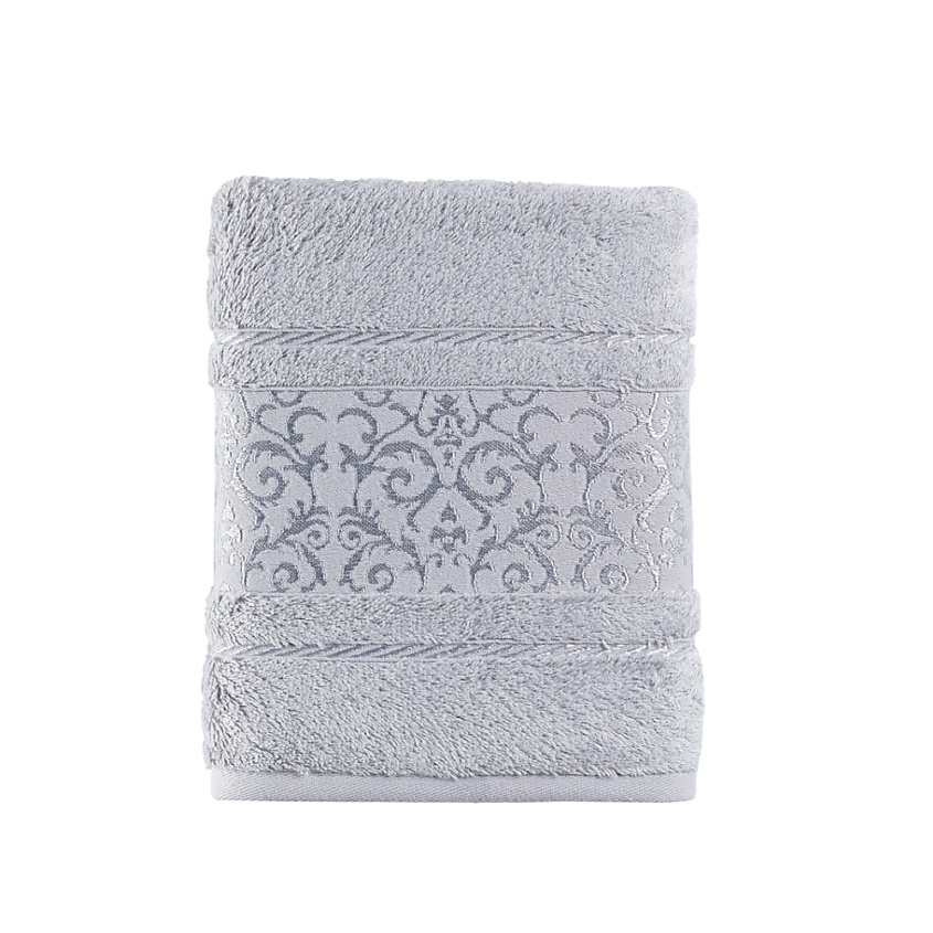 Изображение товара Бамбуковое полотенце ARMOND 90x150 серое натуральное гипоаллергенное премиум класс