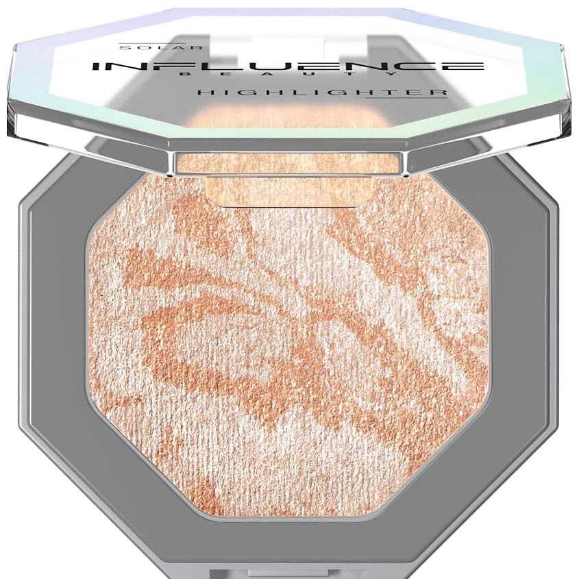 Изображение товара INFLUENCE BEAUTY Хайлайтер SOLAR с сияющими частицами, shade 01, 4,8 г