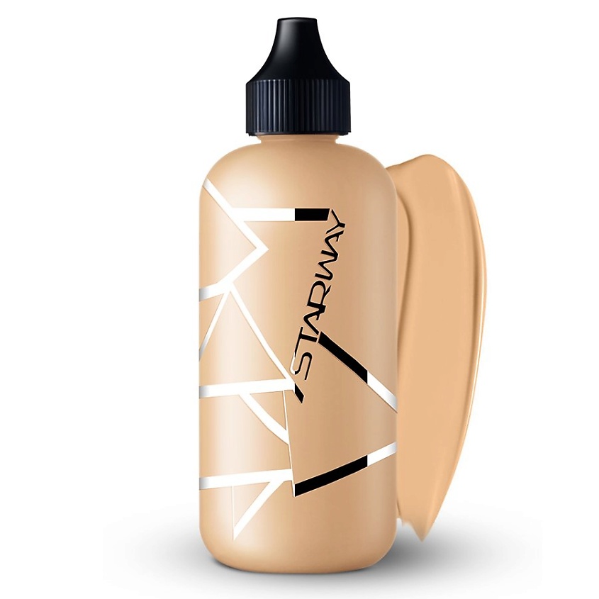 Изображение товара STARWAY Тональный крем на водной основе Water Based Foundation, №10103 - темно-бежевый с теплым подтоном, 140г.