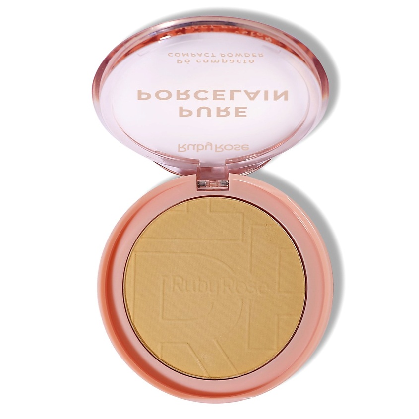 Изображение товара RUBY ROSE Пудра компактная Pure Porcelain, Тон 4