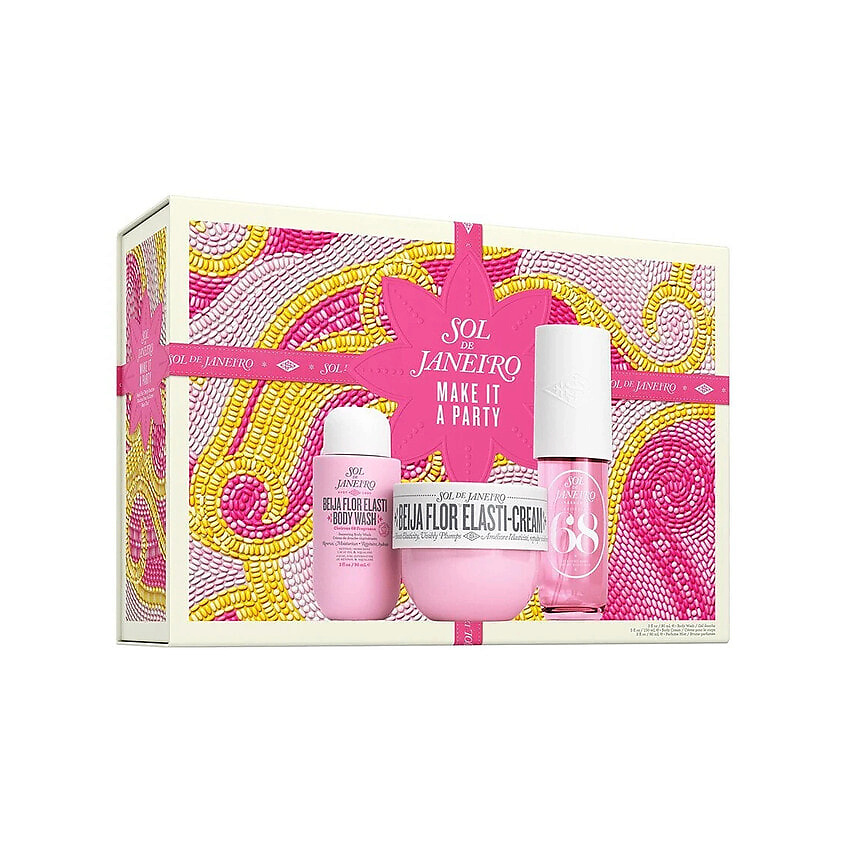 Изображение товара SOL DE JANEIRO Подарочный набор Make it a Party, 90 мл + 75 мл + 90 мл