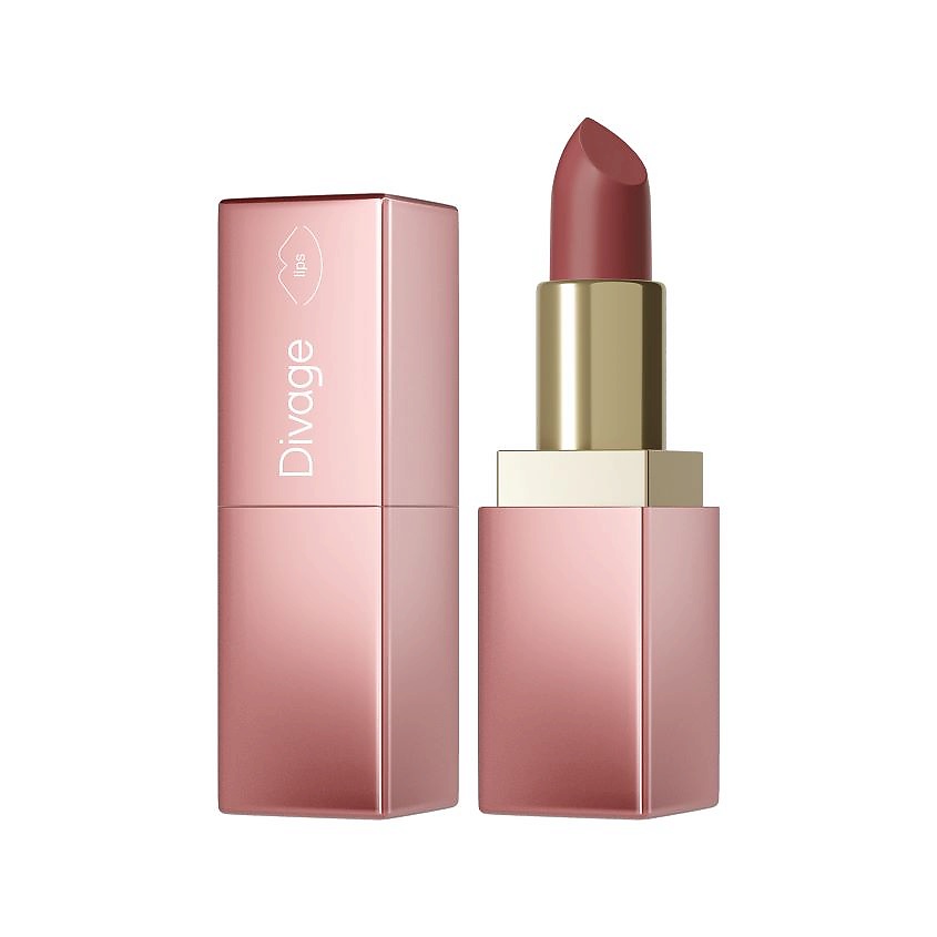 Изображение товара DIVAGE Помада для губ Lipstick Matte Sensuality, № 12, винный, 4,2 мл