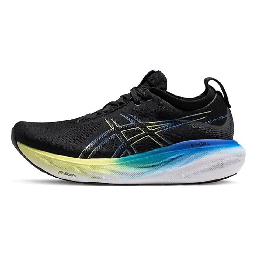 Изображение товара ASICS Кроссовки Gel Nimbus 25 Black Glow Yellow , мультиколор, размер 41,5 EU