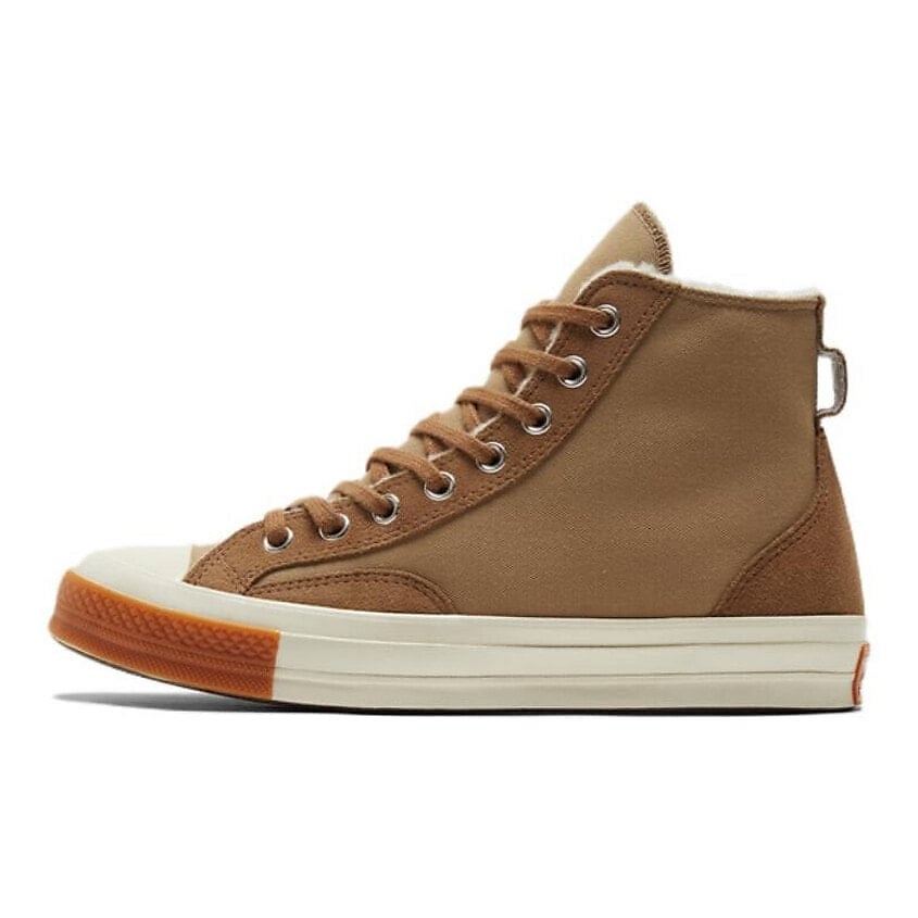 Изображение товара CONVERSE Кроссовки Chuck 70 High Lined Colorblock Nomad Khaki Gum, цвет: Мультиколор, размер: 39