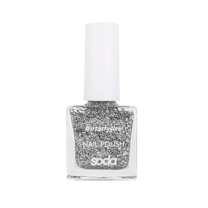 Изображение товара SODA Лак для ногтей NAIL POLISH #starryglow, № 002 ASTRONAUT, 8 мл