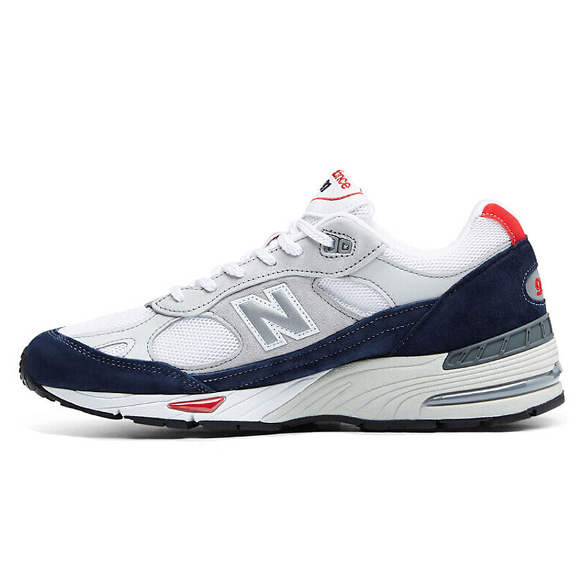 Изображение товара Кроссовки NEW BALANCE 991 Grey Navy Red для активного отдыха и спорта