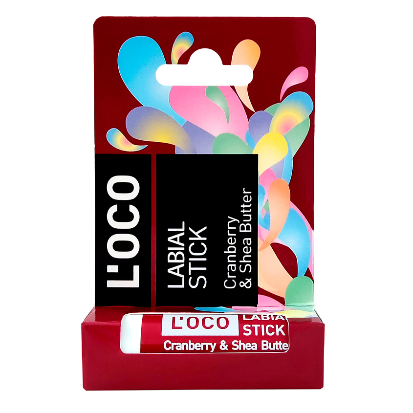 Изображение товара L'OCO Бальзам для губ клюква и масло ши 5.5 г увлажнение защита Изображение товара L'OCO Бальзам для губ клюква и масло ши 5.5 г увлажнение защита