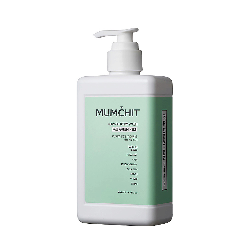Изображение товара MUMCHIT Гель для душа с низким pH Pale Green Herb, 400 мл