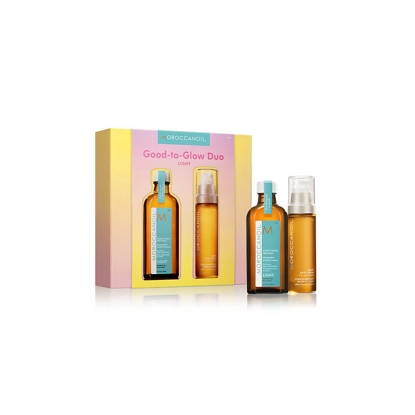 Изображение товара Мороканойл набор Good to Glow Duo Light для ухода за светлыми волосами