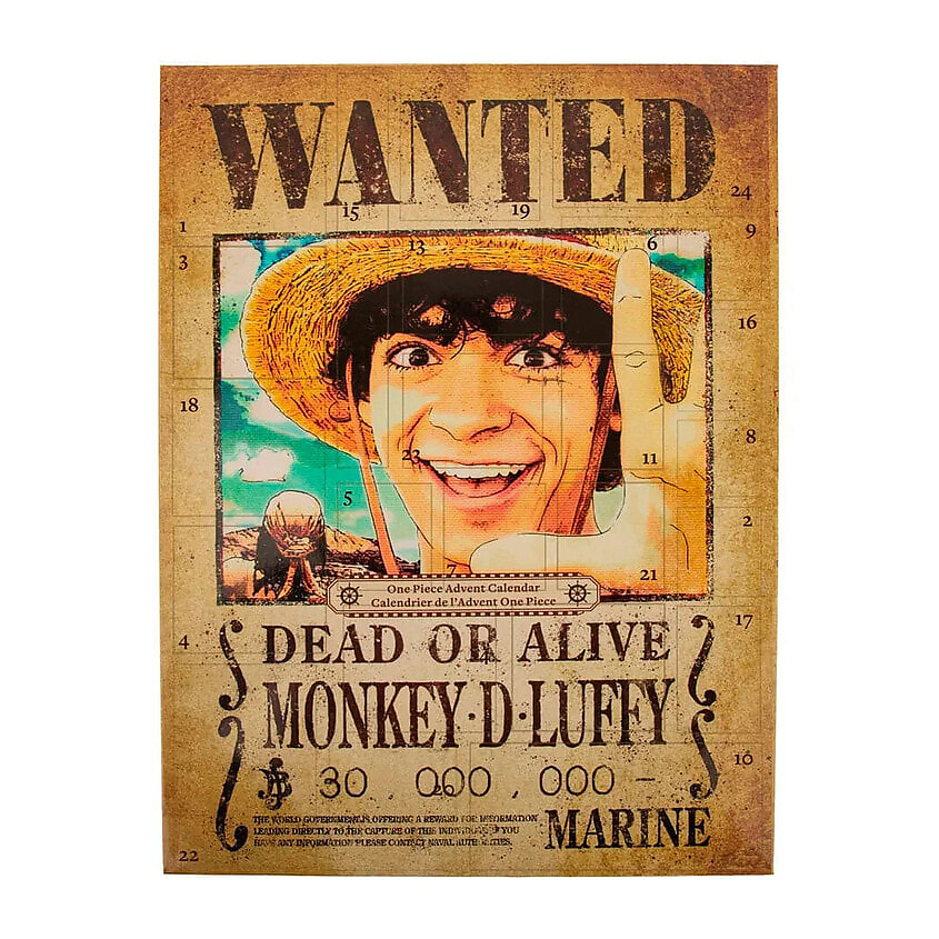 Изображение товара CINEREPLICAS Адвент-календарь One Piece Advent Calendar 2025, 24 шт.