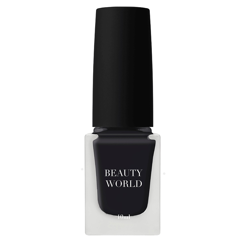 Изображение товара BEAUTY WORLD Black dress-Черное платье лак для ногтей, 1 шт