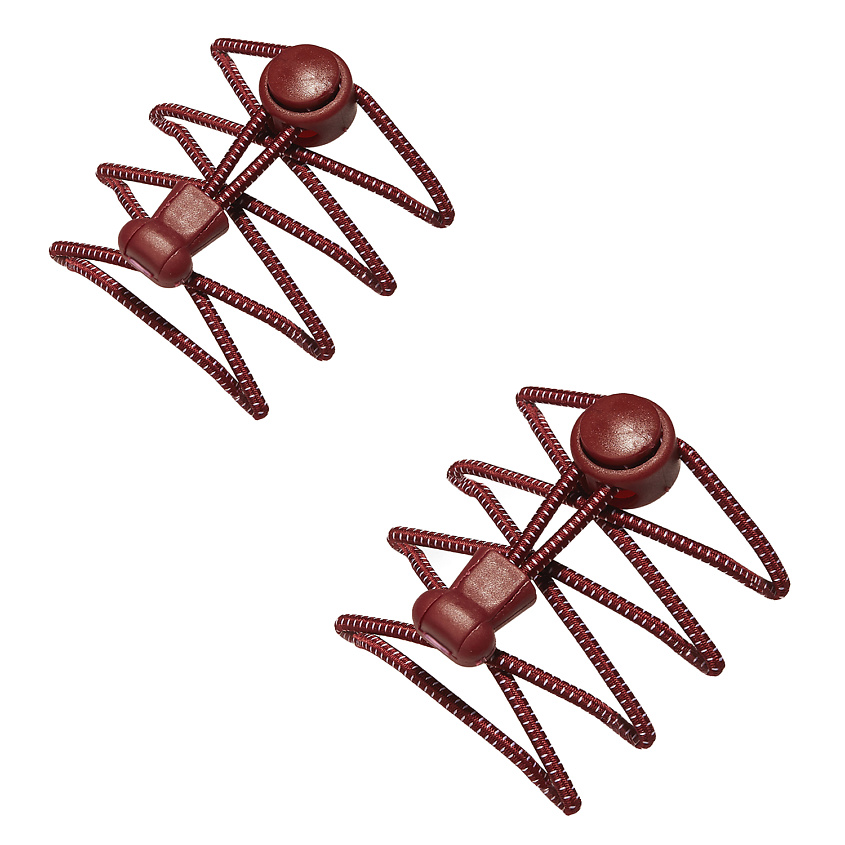 Изображение товара КРАСНАЯ ЖАРА Эластичные шнурки 100 см "Спортивный клуб", Винный, белый, синий