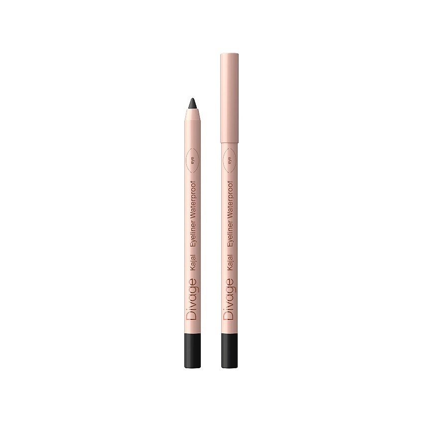 Изображение товара Карандаш для глаз DIVAGE Eye Pencil Kajal № 01 черный 1,1 г стойкий и легко растушевываемый