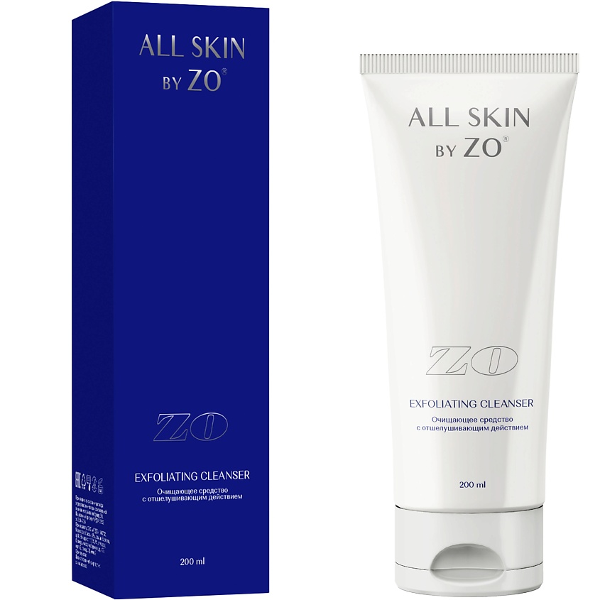 Изображение товара ALL SKIN BY ZO Очищающее средство с отшелушивающим действием EXFOLIATING CLEANSER, Очищающее средство с отшелушивающим действием, 200 мл