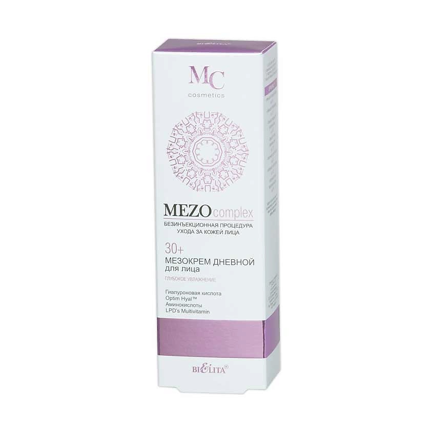 Изображение товара БЕЛИТА Мезокрем дневной для лица 30+ Глубокое увлажнение MEZOcomplex, 50 мл