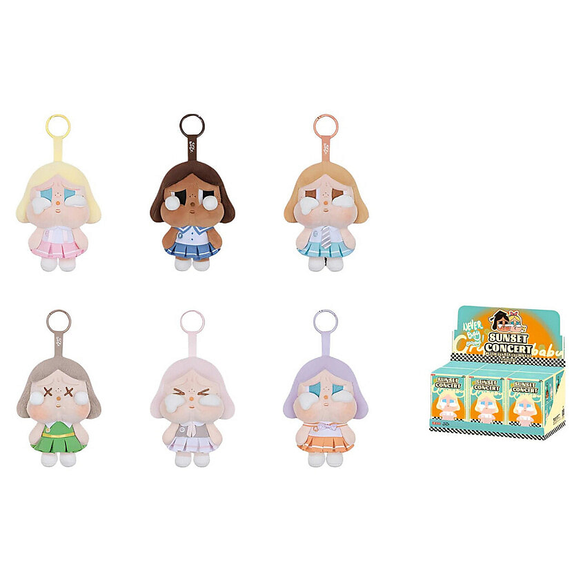 Изображение товара POP MART Фигурка CRYBABY Sunset Concert Collection Plush Pendant Blind Box Products, 2 рандомные игрушки