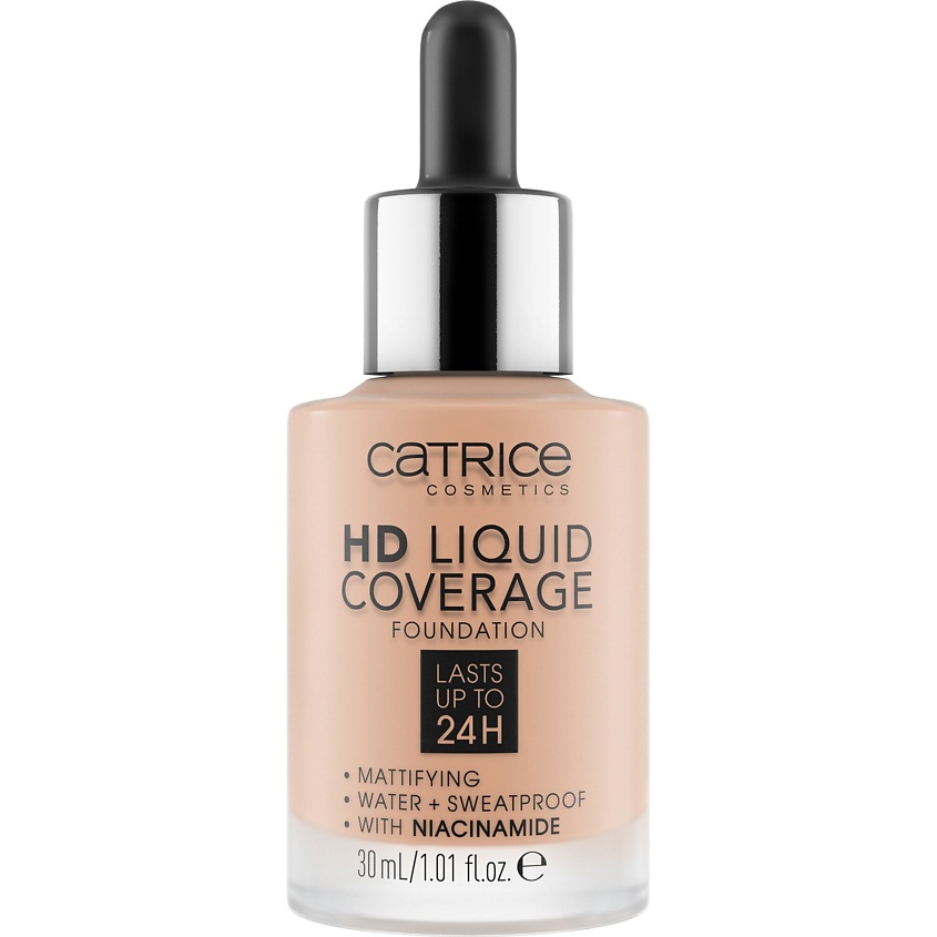 Изображение товара CATRICE Тональная основа HD Liquid Coverage Foundation 010, 020
