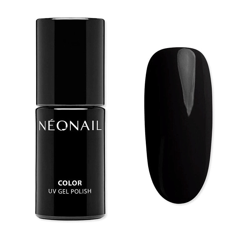 Изображение товара Гель-лак NEONAIL PURE BLACK UV Gel Polish 15 мл стойкий черный цвет