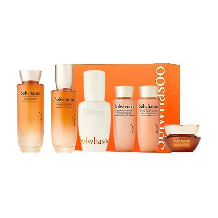 Изображение товара SULWHASOO Антивозрастной набор Concentrated Ginseng Rejuvenating Skincare Set, 6 шт.