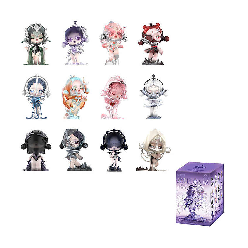 Изображение товара POP MART Фигурка Skullpanda Sound Collection Figure Mystery Boxes Style-Serene/Tranquil Voice, известная игрушка