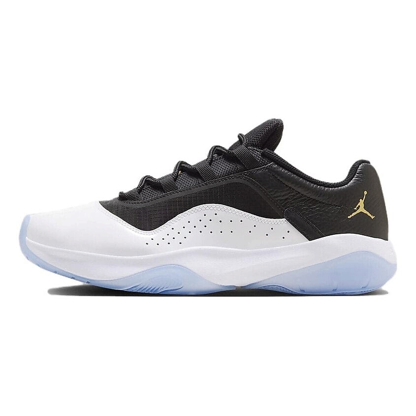 Изображение товара NIKE Кроссовки для мужчин 11 CMFT Low 'Black White Gold', цвет: Черный, размер: 40,5
