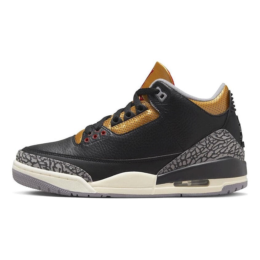 Изображение товара NIKE Женские Кроссовки 3 Retro Black Cement Gold - Мультиколор, размер 41