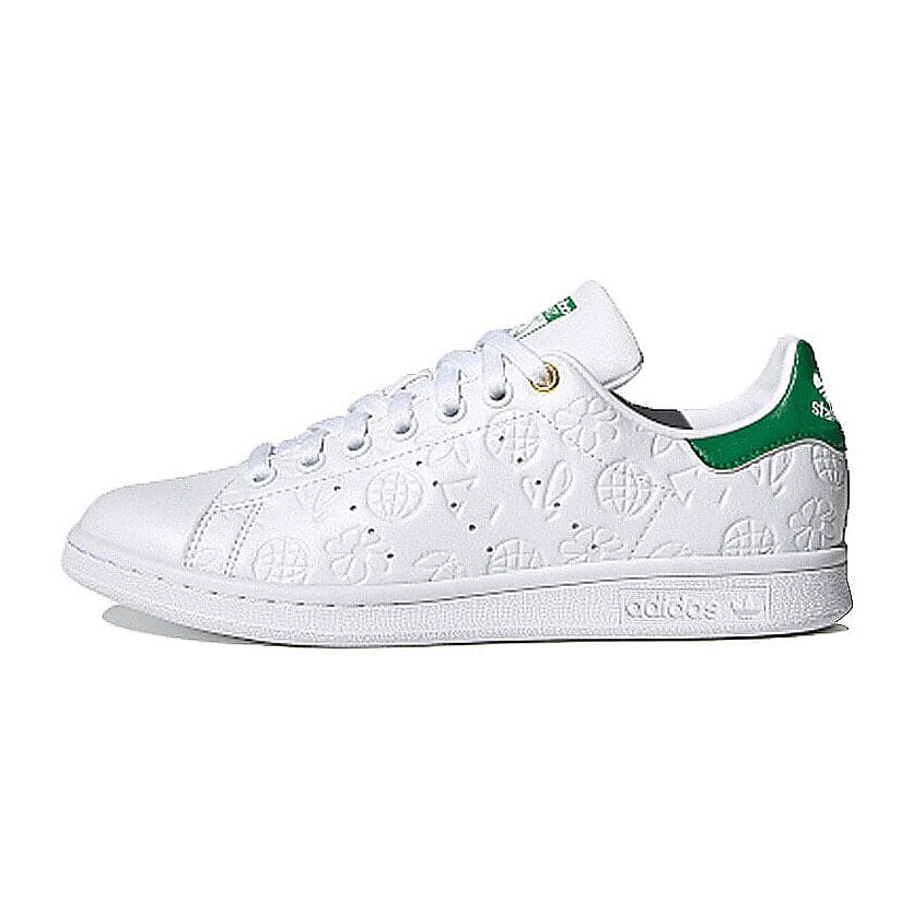 Изображение товара ADIDAS ORIGINAL Кроссовки Stan Smith Embossed Graphics White Green Women's, цвет: Мультиколор, размер: 37⅓
