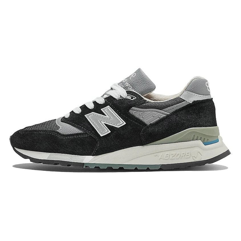 Изображение товара NEW BALANCE Кроссовки 998 MiUSA Black Silver, цвет: Серый, размер: 41,5