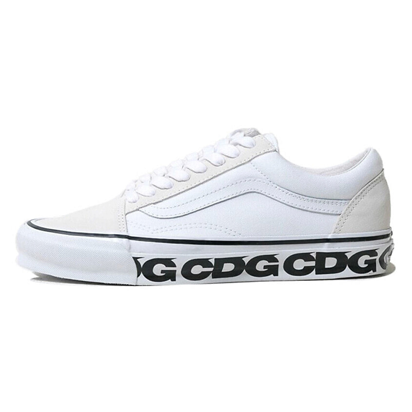 Изображение товара VANS Old Skool Commes Des Garcons White кроссовки кожзам замша 36,5 EU