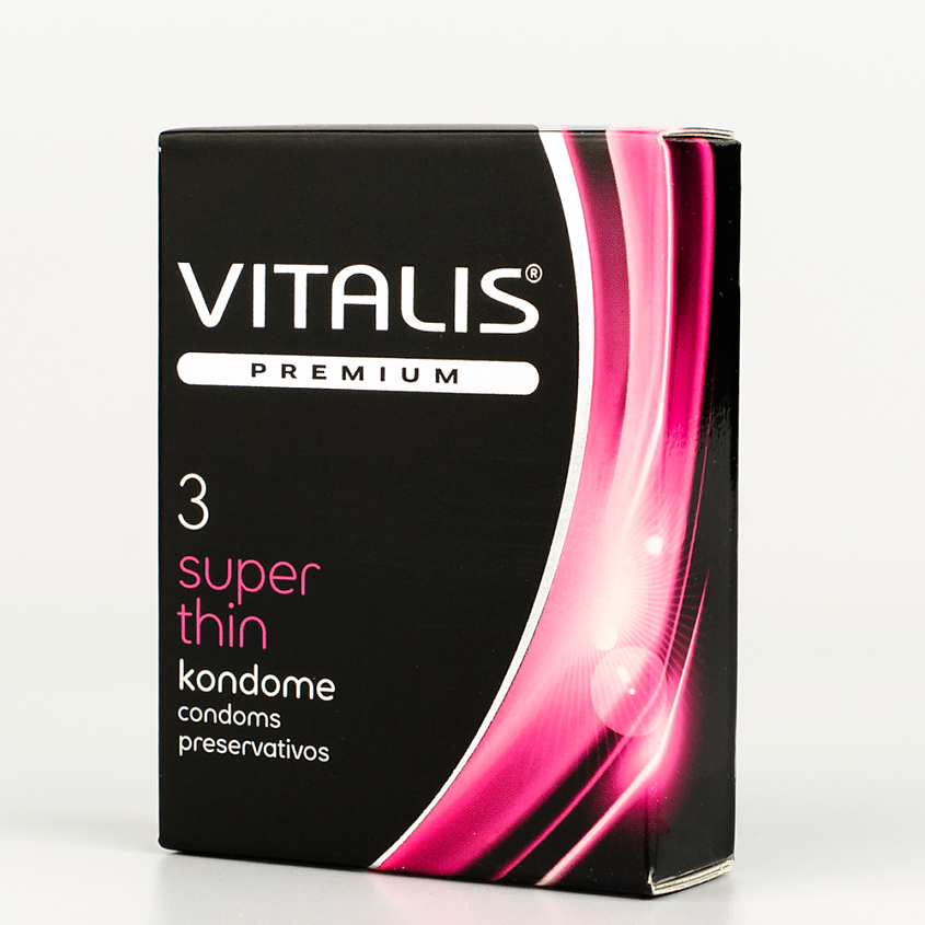 Изображение товара VITALIS Презервативы Ультратонкие Super Thin 12 шт для максимальной чувствительности