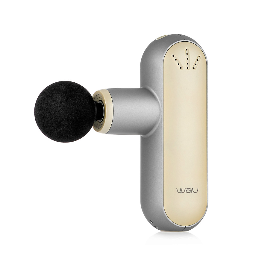Изображение товара Перкуссионный массажер WAU HAZUMI Light для тела с 4 насадками, 5 режимов