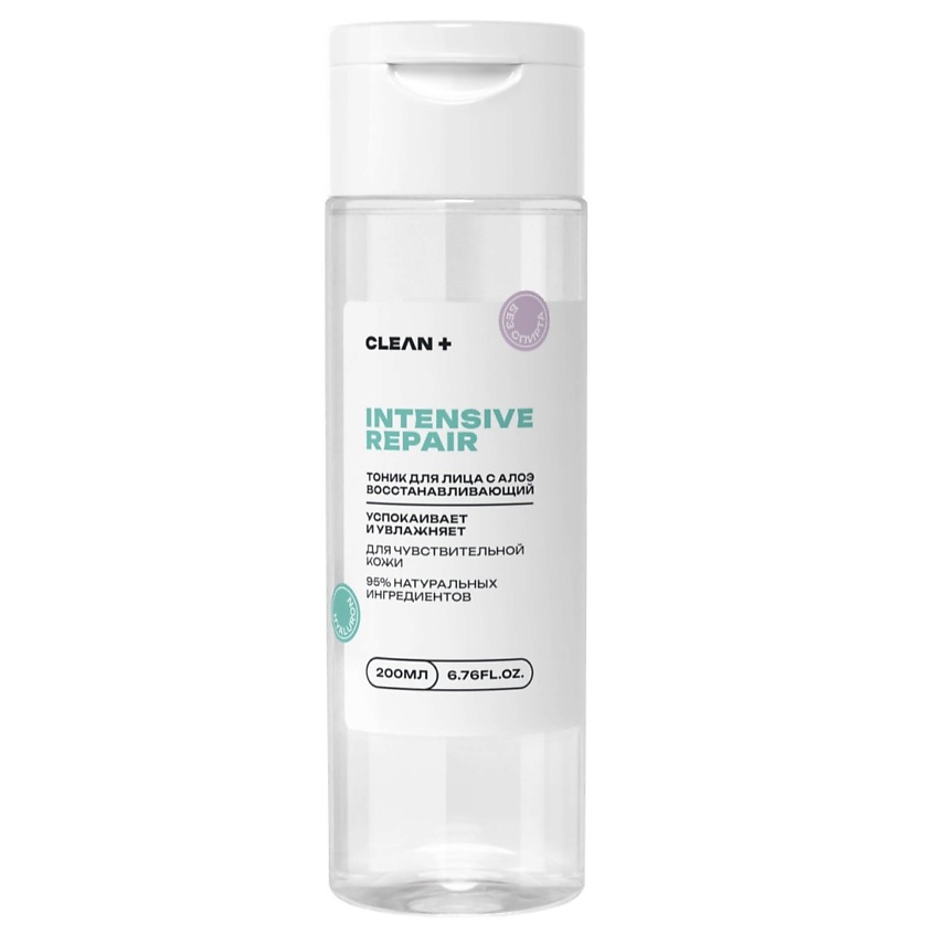 Изображение товара CLEAN+ Тоник для лица INTENSIVE REPAIR, 200 мл