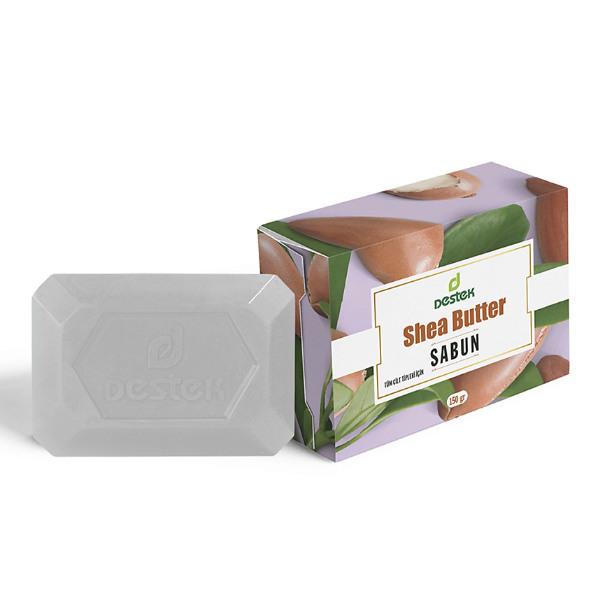 Изображение товара DESTEK Мыло с маслом ШИ , для лица, тела , смягчение, питание, очищение кожи, 150 г