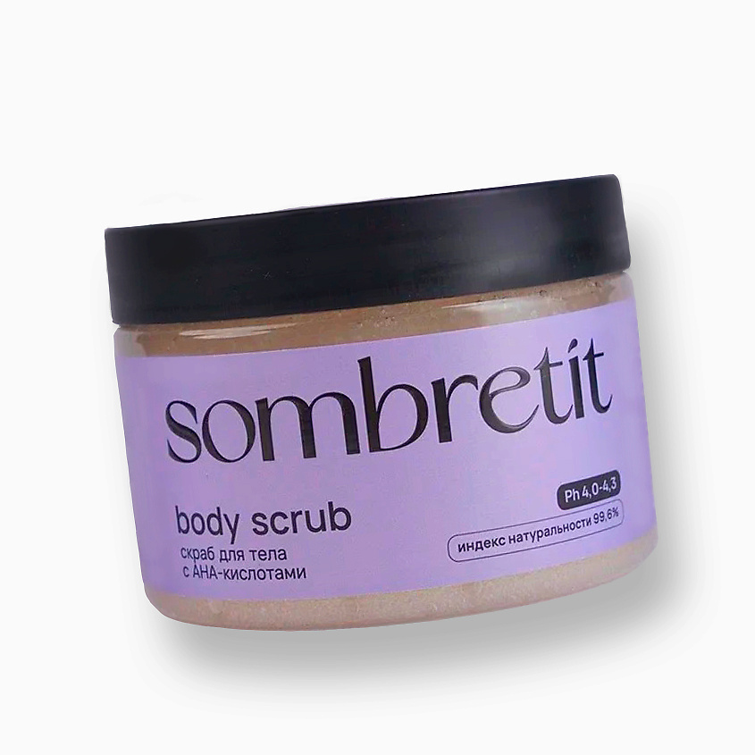 Изображение товара SOMBRETIT Сахарный скраб для тела с AHA-кислотами 300мл