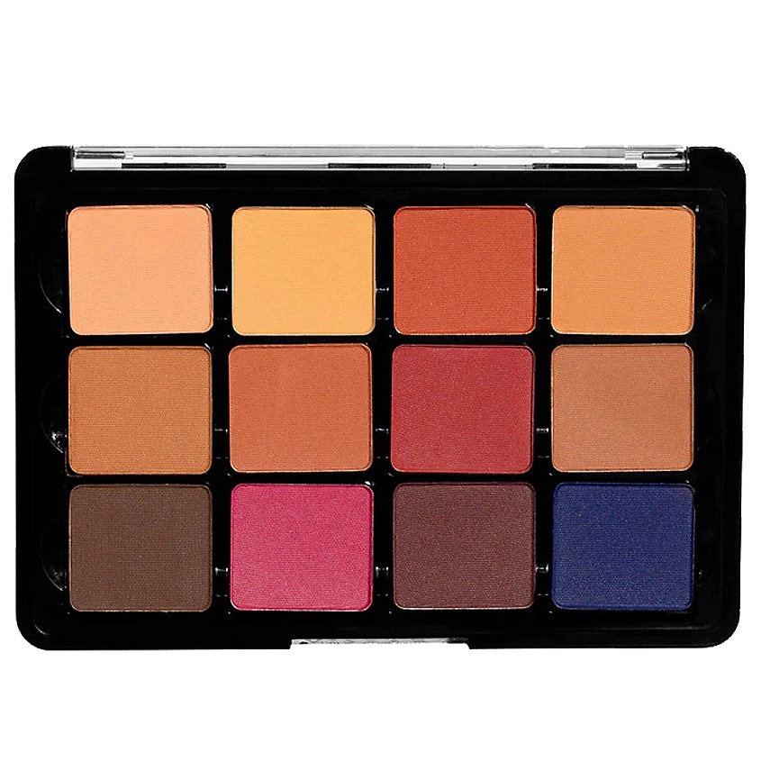 Изображение товара VISEART Палетка матовых теней для век PRO 14 Milieu, VPE14