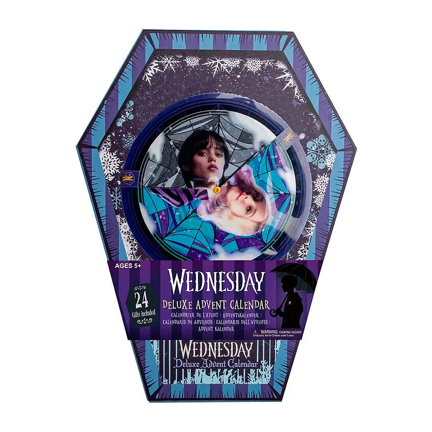 Изображение товара CINEREPLICAS Адвент-календарь «Уэнсдей» Wednesday Advent Calendar Deluxe 2025, 24 шт.